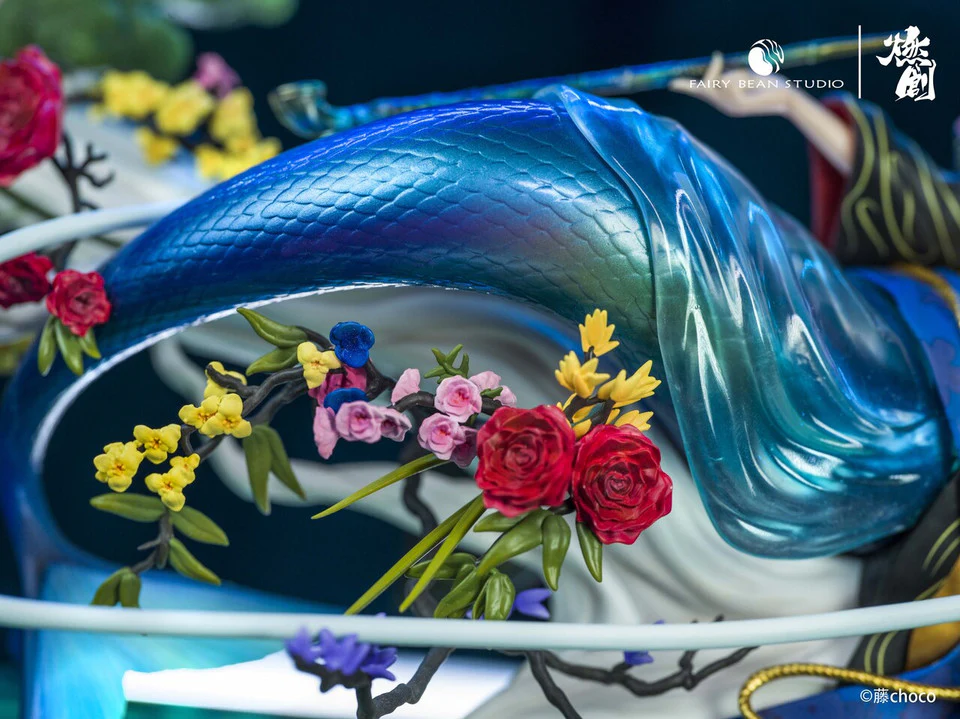 Okuzashiki Mermaid Princess 1/7 Scale Statue – Fuji Choco Licensed – Fairy Bean Studio - Image 5