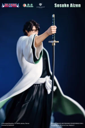 Alternative view of Bleach – Sosuke Aizen 1/6 Scale Statue – Zodiakos Studio