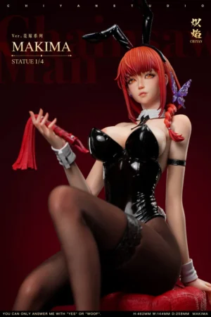 Alternative view of Chainsaw Man – Makima Bunny Girl Ver. 1/4 Scale Statue – Chiyan Studio