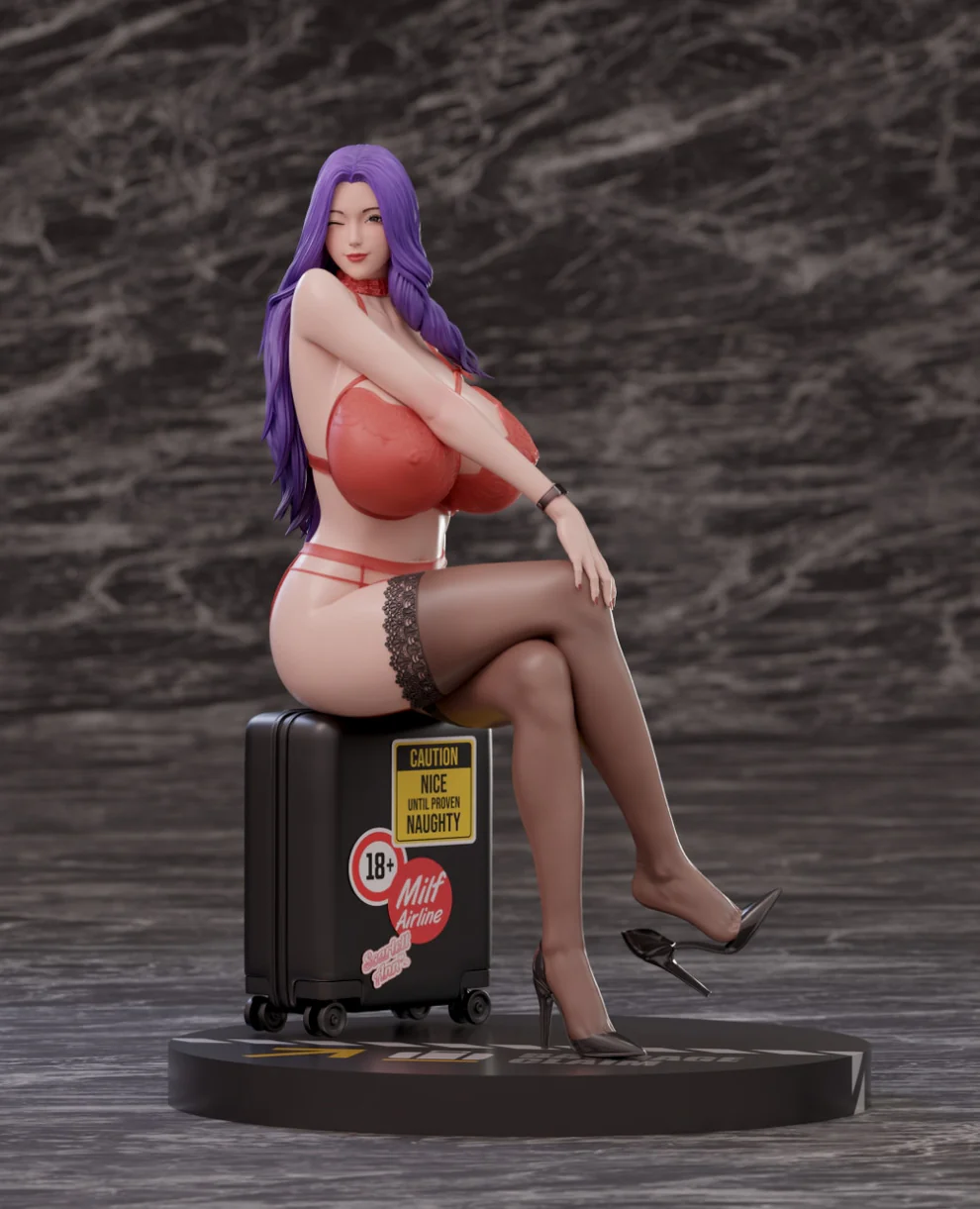 Clara “Airline Temptation” 1/4 Scale Original Character Statue – Soda Studio - Image 3