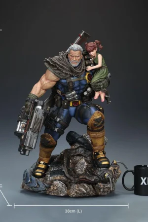 Alternative view of XM Studios – Cable with Hope Marvel / X-Men | 1/4 Scale Licensed Statue