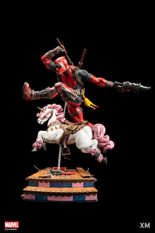 Marvel Deadpool 1/4 Scale Statue – XM Studios Limited Edition Premium Collectible Diorama - Image 5