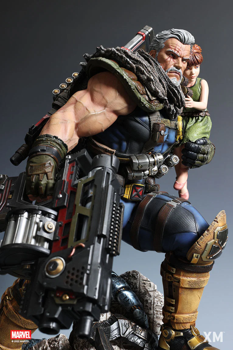 XM Studios – Cable with Hope Marvel / X-Men | 1/4 Scale Licensed Statue - Image 13
