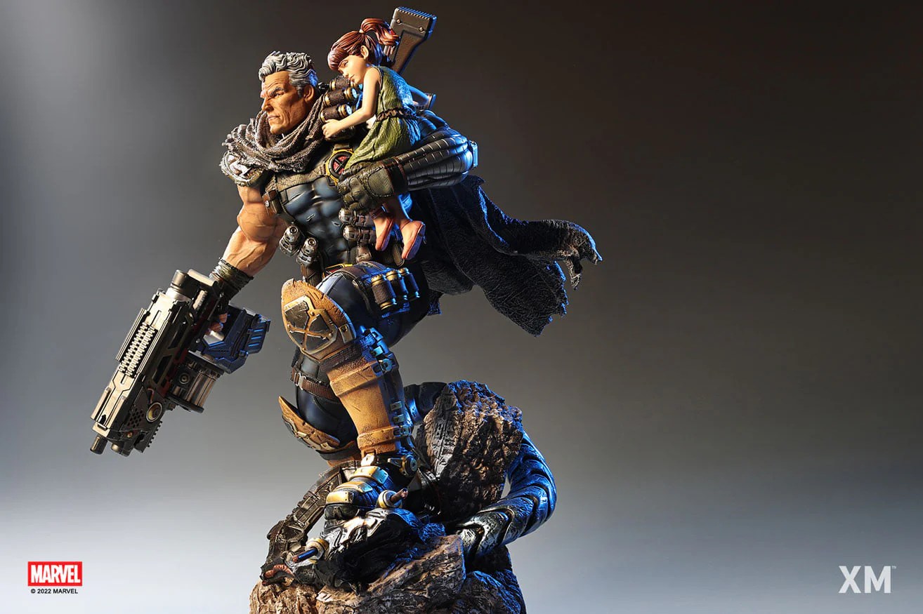 XM Studios – Cable with Hope Marvel / X-Men | 1/4 Scale Licensed Statue - Image 7