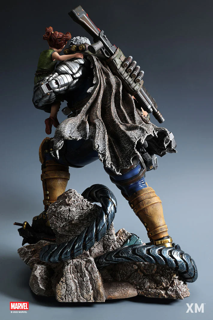 XM Studios – Cable with Hope Marvel / X-Men | 1/4 Scale Licensed Statue - Image 25