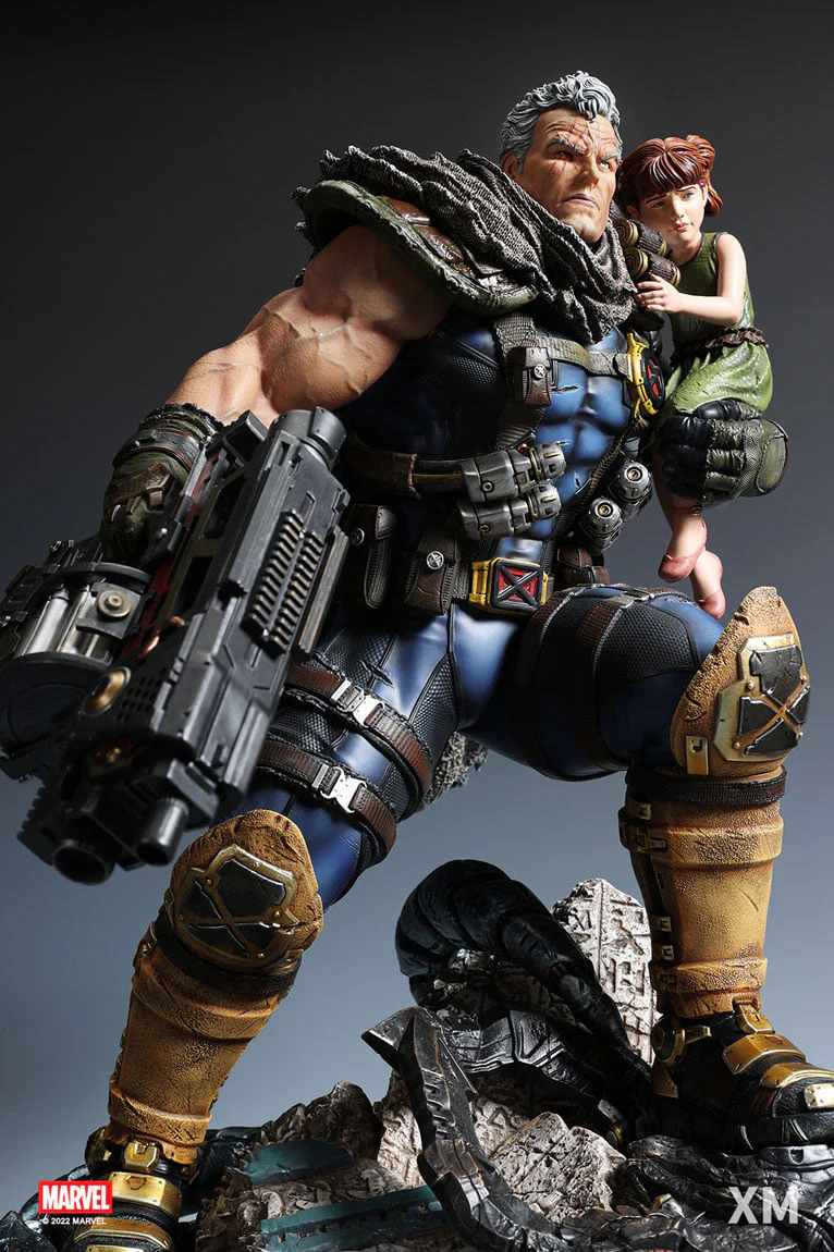 XM Studios – Cable with Hope Marvel / X-Men | 1/4 Scale Licensed Statue - Image 24