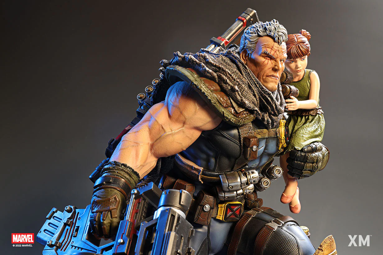XM Studios – Cable with Hope Marvel / X-Men | 1/4 Scale Licensed Statue - Image 4