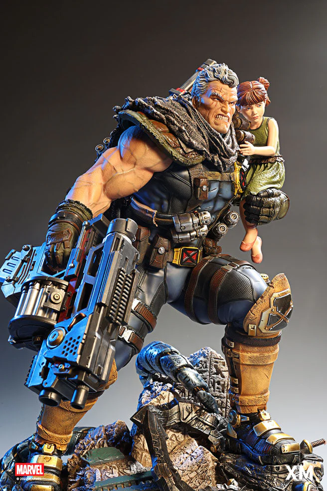 XM Studios – Cable with Hope Marvel / X-Men | 1/4 Scale Licensed Statue - Image 5