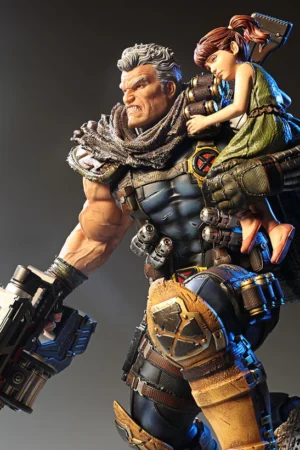 XM Studios – Cable with Hope Marvel / X-Men | 1/4 Scale Licensed Statue