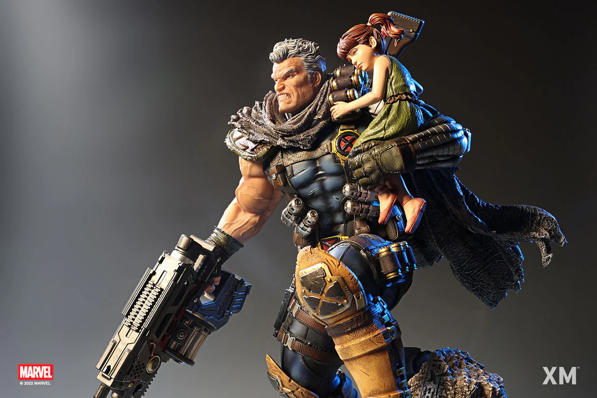 XM Studios – Cable with Hope Marvel / X-Men | 1/4 Scale Licensed Statue
