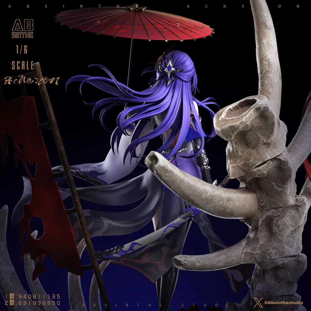 Honkai: Star Rail – Acheron 1/6 Scale Statue – AB Sinthe Studio - Image 4