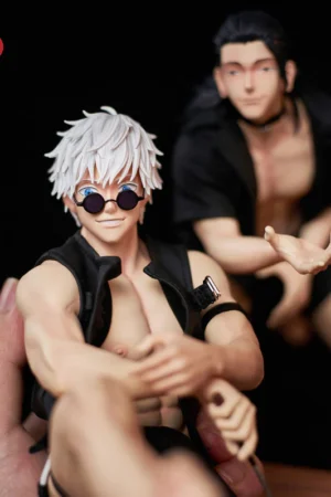 Alternative view of Jujutsu Kaisen – Gojo Satoru & Suguru Geto 1/6 Scale Diorama Statue – Gentleman Studio