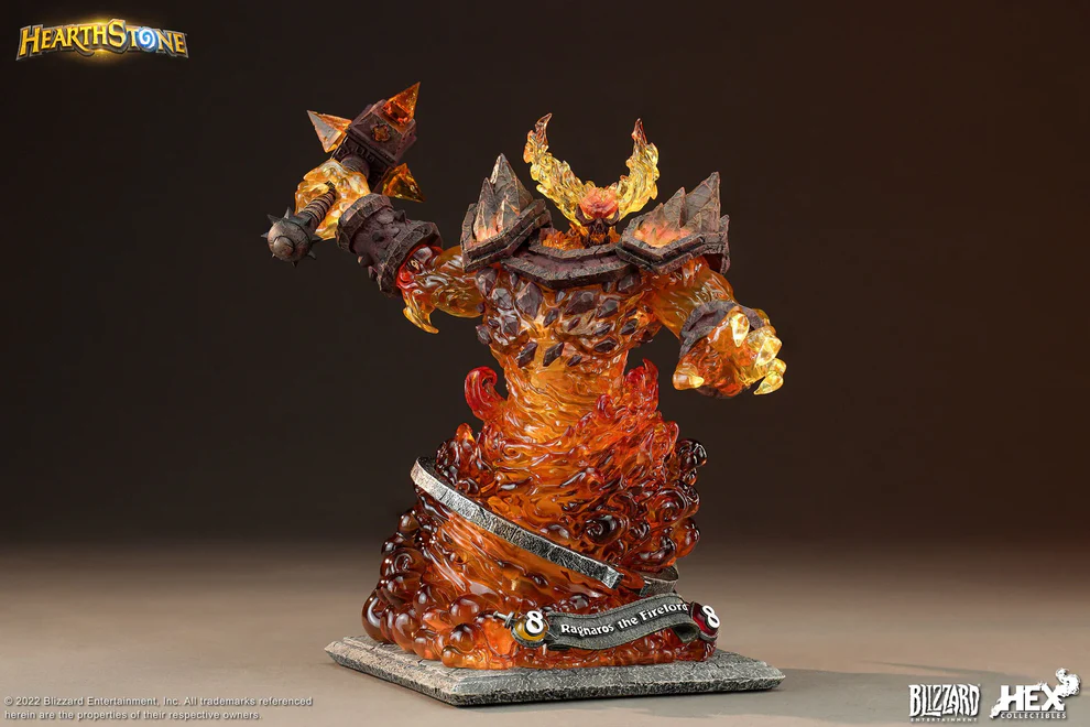 Hearthstone / World of Warcraft – Ragnaros the Firelord LED Statue 1/10 Scale Official Licensed Version – HEX Collectibles - Image 2