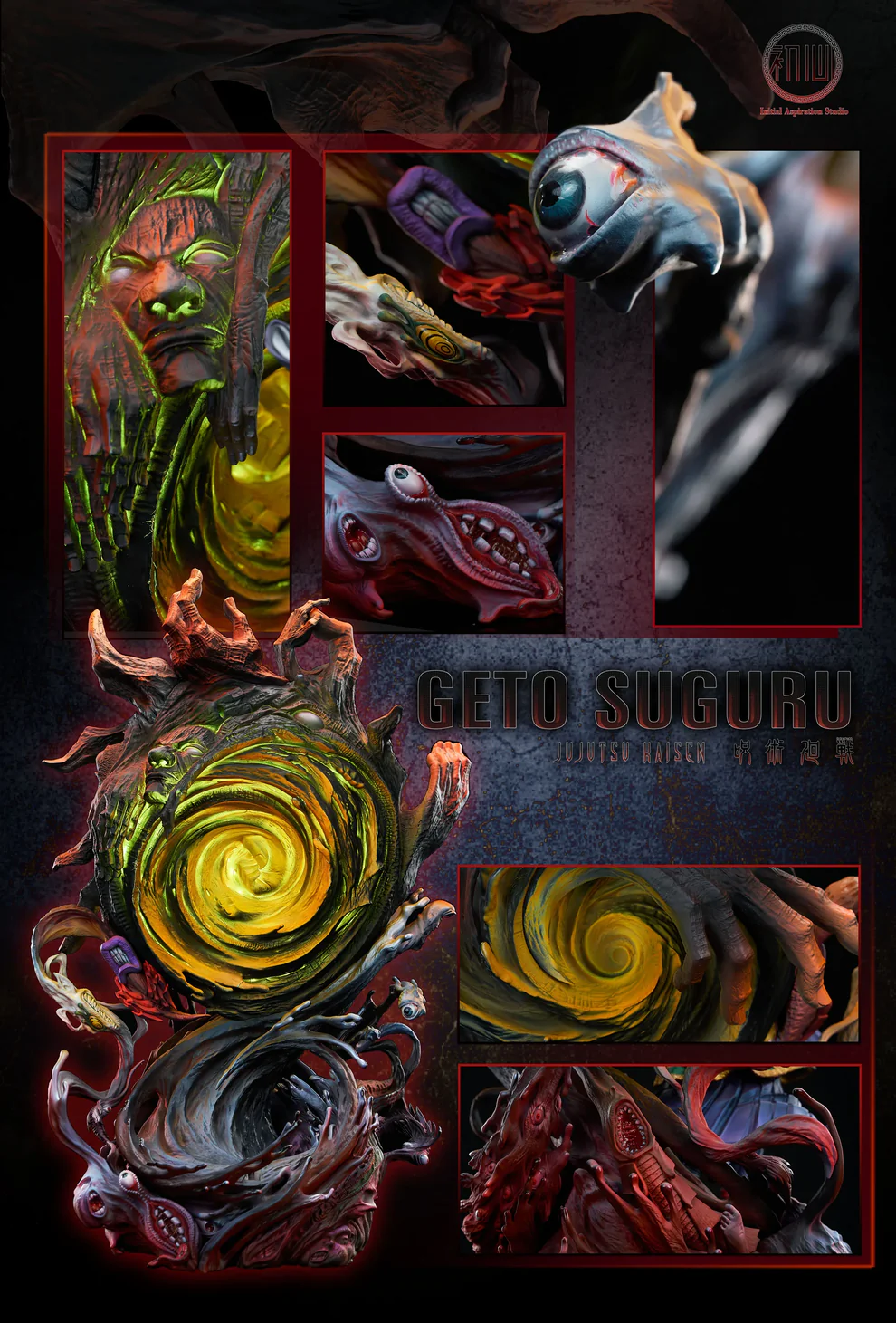 Jujutsu Kaisen – Suguru Geto “Night Parade of a Hundred Demons” 1/6–1/4 Scale PRO/MAX Statue – Initial Aspiration Studio - Image 3
