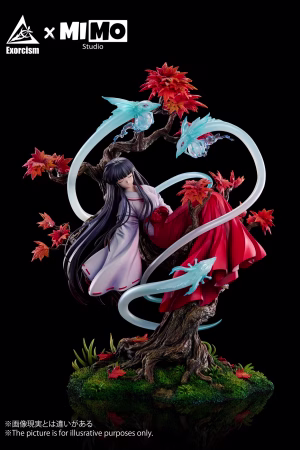 Alternative view of Exorcism Studio × MIMO Studio – Kikyo Falls Asleep InuYasha | 1/6 Scale Resin Statue