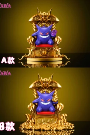 Alternative view of WAWA Studio – Gengar “Throne of Fortune” Pokémon Resin Collectible