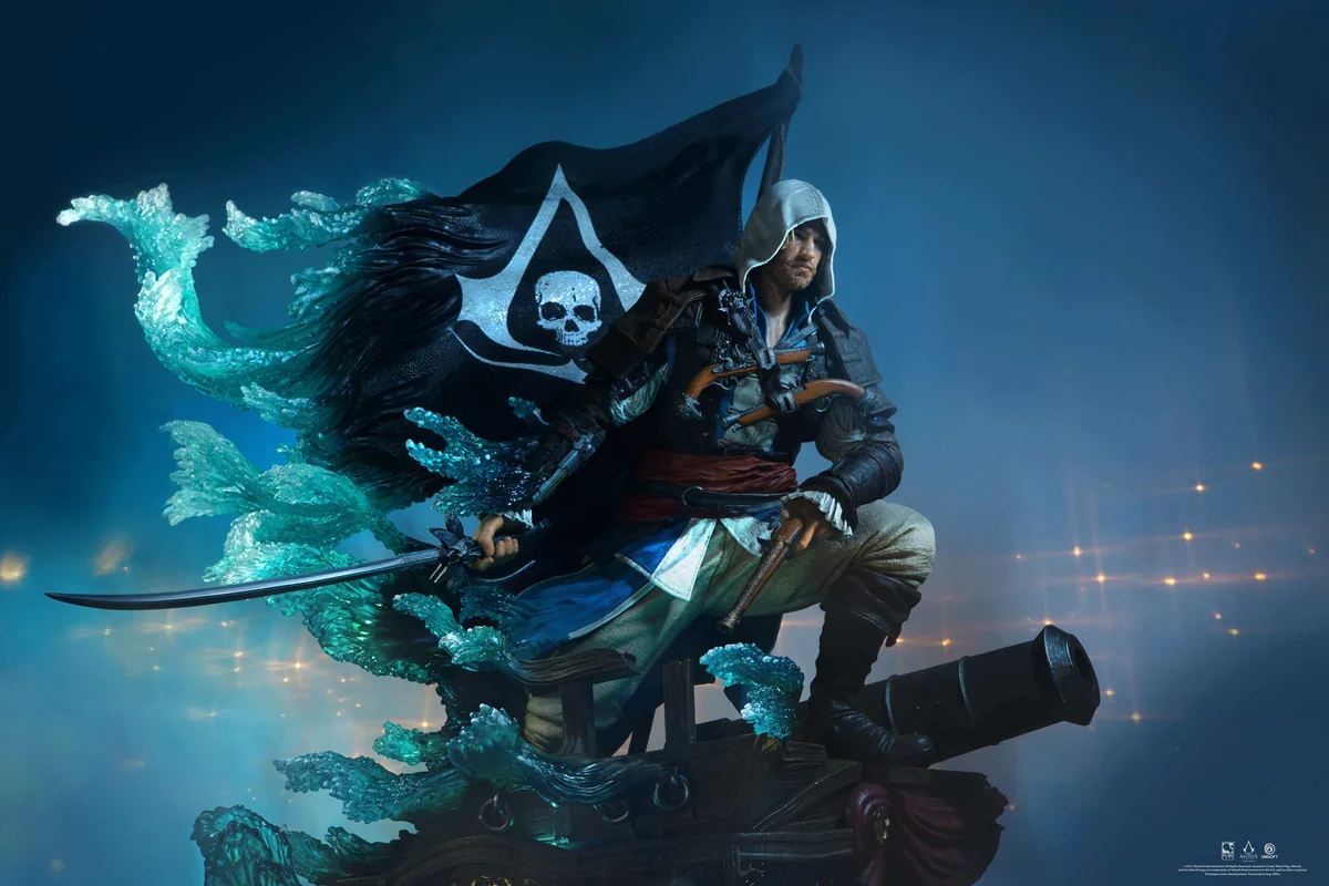1/4 Scale Edward Kenway with LED – Assassin’s Creed Official Statue – Assassin’s Studio