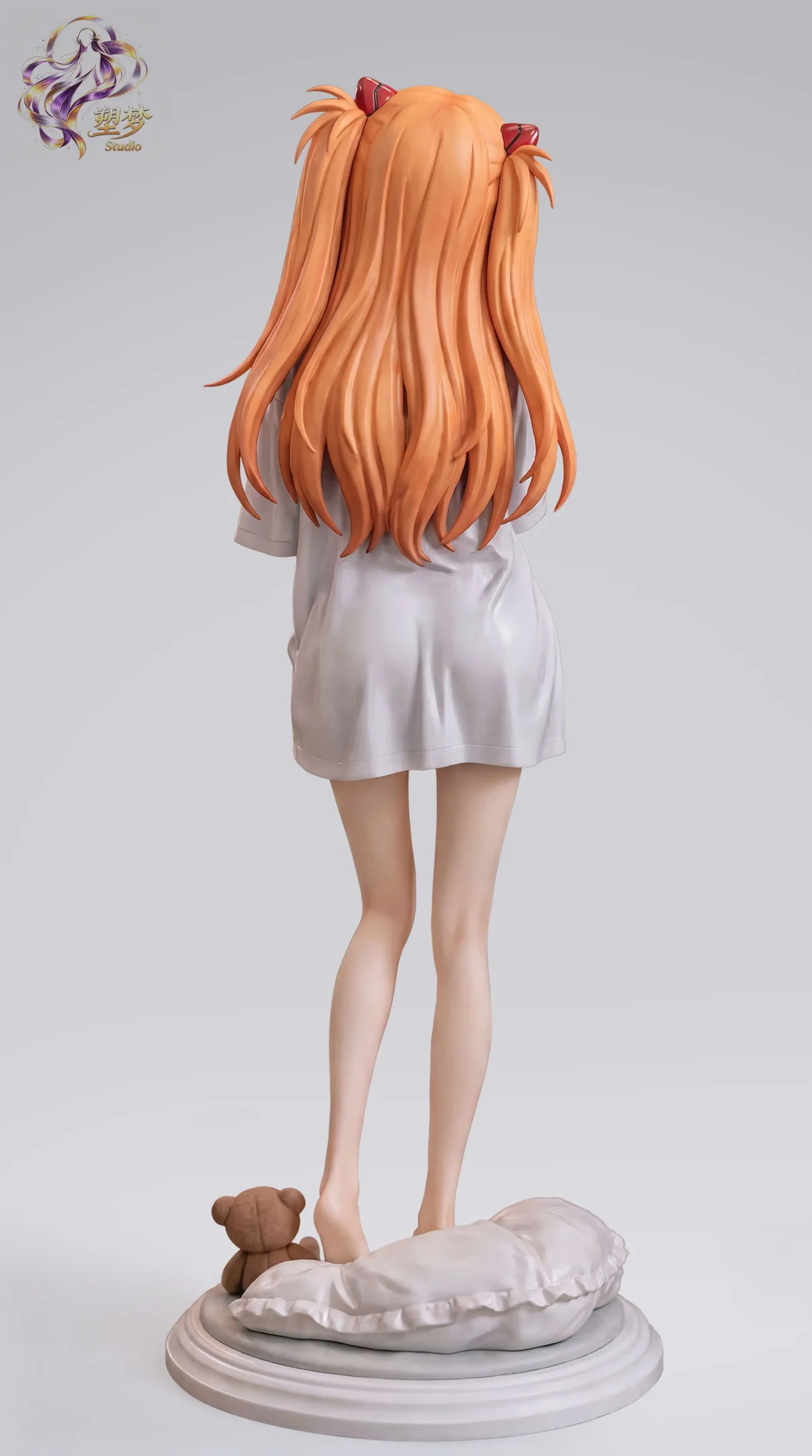 SuMeng Studio – Pajama Asuka Langley Soryu Neon Genesis Evangelion 1/6 Scale Resin Statue - Image 4