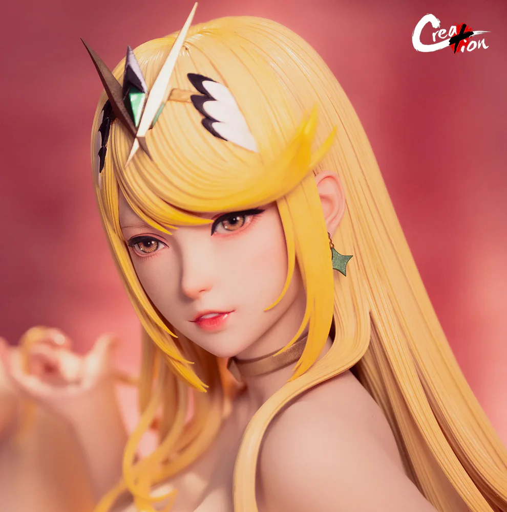 Xenoblade Chronicles 2 – Pyra & Mythra 1/4 Scale Statue – Creation Studio - Image 8
