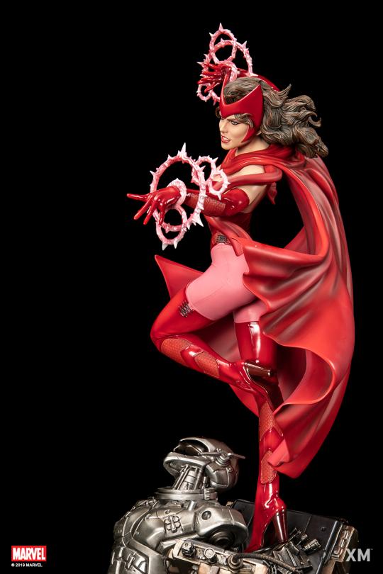 Marvel Scarlet Witch 1/4 Scale Statue – XM Studios Limited Edition Premium Collectible Diorama - Image 3