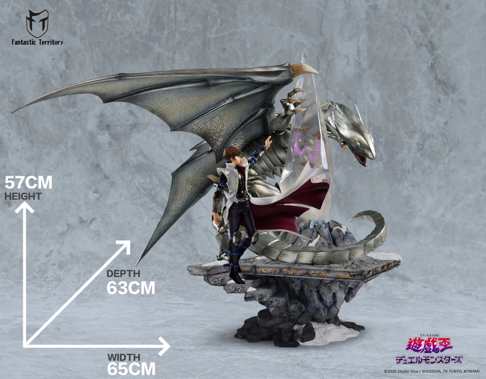 Yu-Gi-Oh! – Seto Kaiba & Blue-Eyes White Dragon Diorama – Fantastic Territory Studio - Image 5