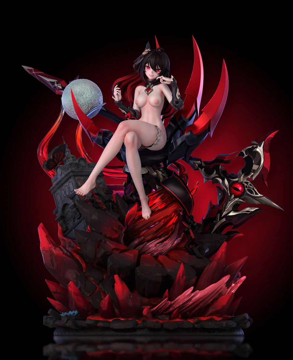 Honkai Impact 3rd – Seele Vollerei “Stygian Nymph” 1/6 Scale LED Statue – Arctic Wolf Studio - Image 2