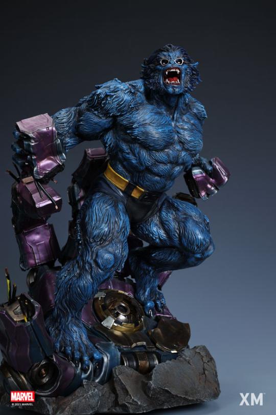 Marvel Beast 1/4 Scale Statue – XM Studios X-Men Limited Edition Premium Collectible Diorama - Image 9