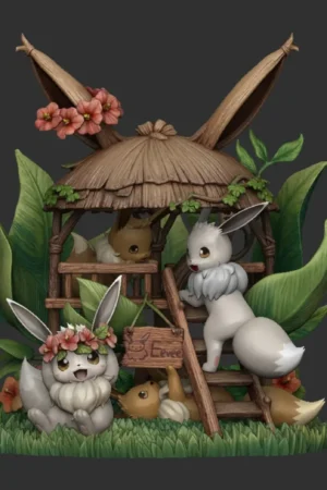 Kipi Studio – Eevee Series #9 Eevee Pokémon | Limited Edition Collectible Set