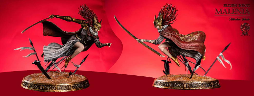 Elden Ring – Malenia Blade of Miquella Battle Version GK Statue – Hundian Studio - Image 3