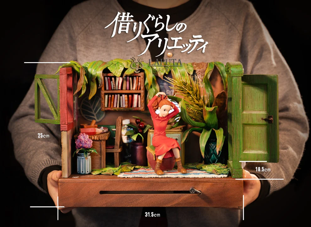 The Secret World of Arrietty – Arrietty Diorama Statue – Laputa Studio