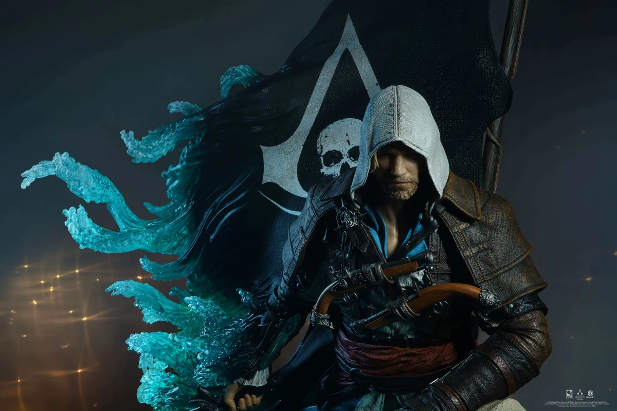 1/4 Scale Edward Kenway with LED – Assassin’s Creed Official Statue – Assassin’s Studio