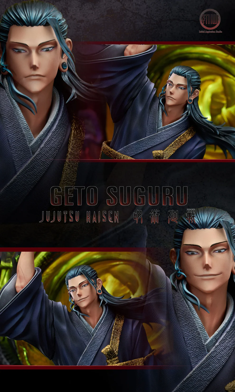 Jujutsu Kaisen – Suguru Geto “Night Parade of a Hundred Demons” 1/6–1/4 Scale PRO/MAX Statue – Initial Aspiration Studio - Image 4