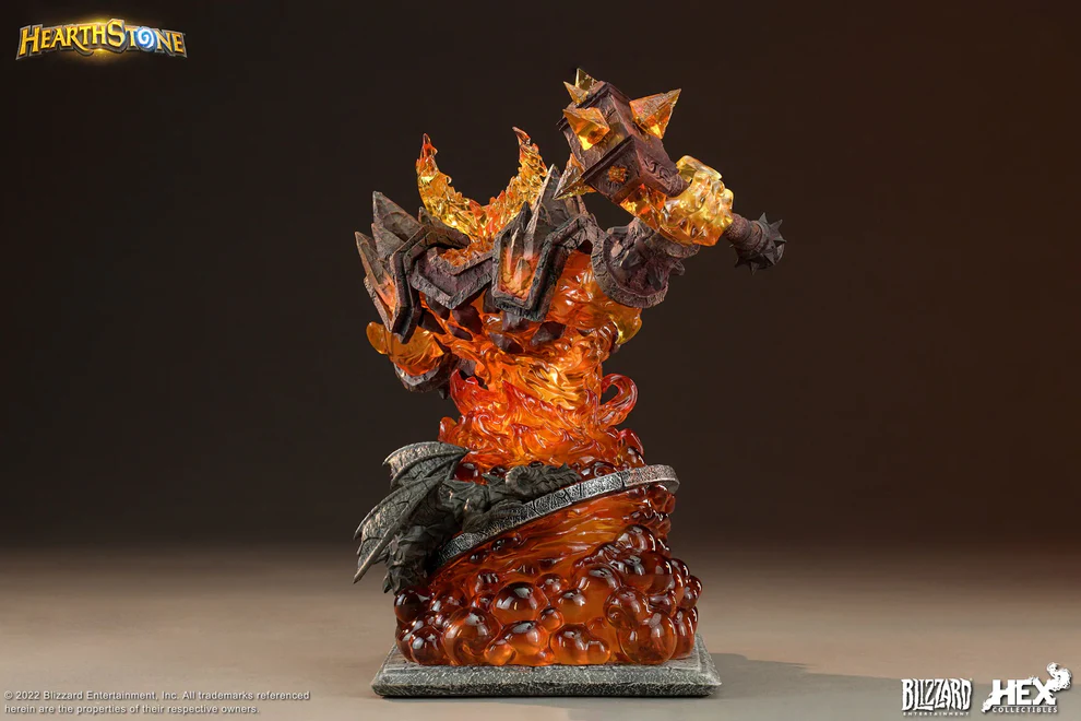 Hearthstone / World of Warcraft – Ragnaros the Firelord LED Statue 1/10 Scale Official Licensed Version – HEX Collectibles - Image 3