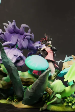 Alternative view of Pokémon Sword & Shield – Marnie & Morpeko 1/7 Scale Statue – Spiketown Studio