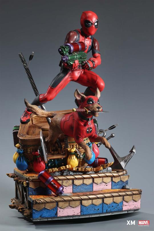 Marvel Kidpool and Dogpool 1/4 Scale Statue – XM Studios Limited Edition Deadpool Universe Collectible - Image 2