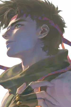 Alternative view of JoJo’s Bizarre Adventure – Joseph Joestar – Black Matte Metal Frame Edition – Xingkong Studio