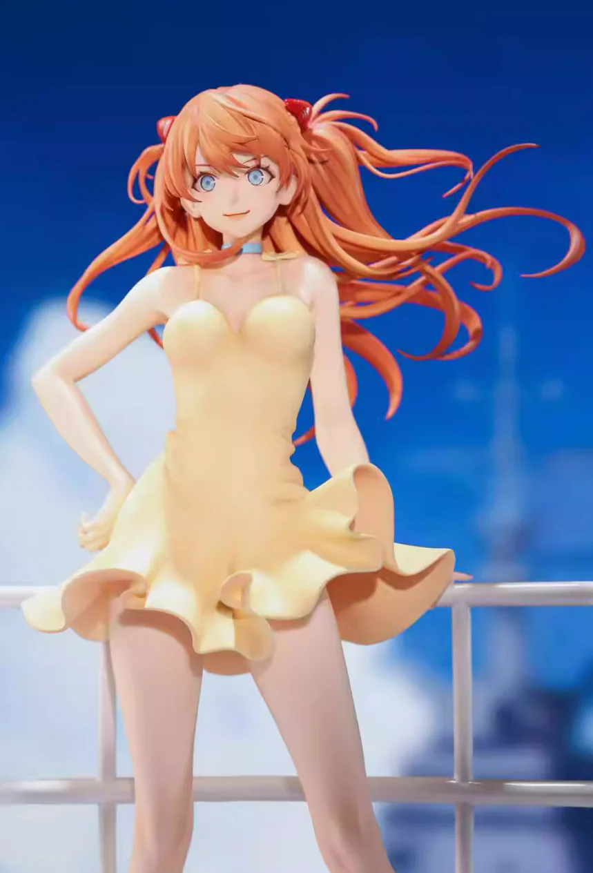 Neon Genesis Evangelion – Asuka Langley Summer Yellow Dress Ver. 1/6 & 1/4 Scale Statue – Beast Studio - Image 2