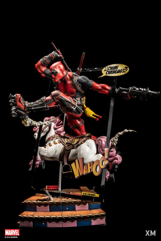 Marvel Deadpool 1/4 Scale Statue – XM Studios Limited Edition Premium Collectible Diorama