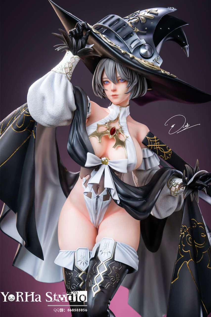 NieR: Automata – YoRHa No.2 Type B (2B) Witch Fantasy Ver. 1/4 Scale Statue – YoRHa Studio - Image 3