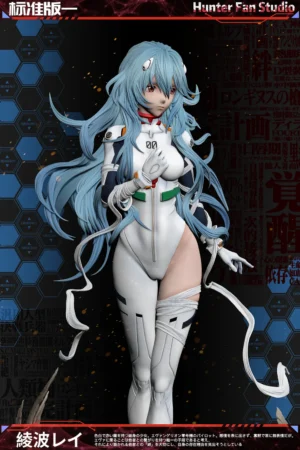 Alternative view of Neon Genesis Evangelion – Rei Ayanami (Long Hair Version) 1/4 Scale Statue – Hunter Fan Studio
