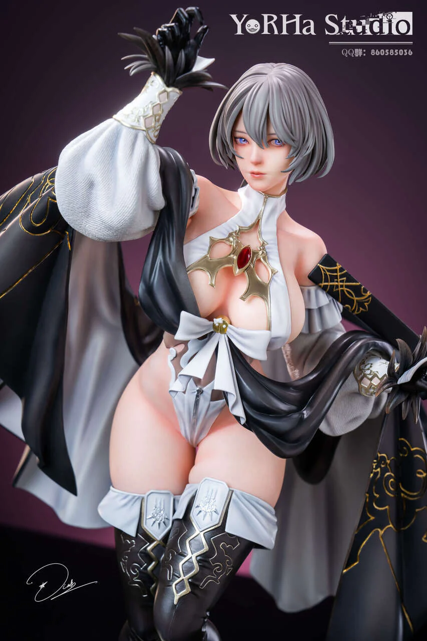 NieR: Automata – YoRHa No.2 Type B (2B) Witch Fantasy Ver. 1/4 Scale Statue – YoRHa Studio - Image 2