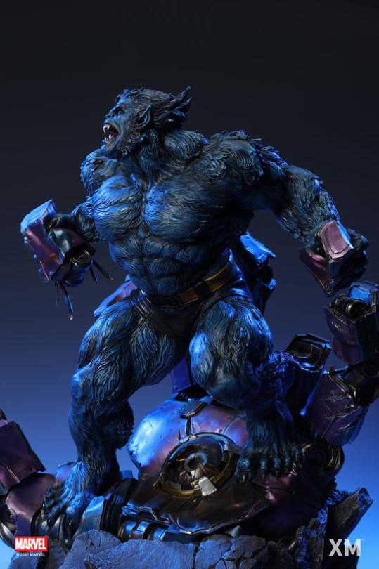 Marvel Beast 1/4 Scale Statue – XM Studios X-Men Limited Edition Premium Collectible Diorama - Image 12