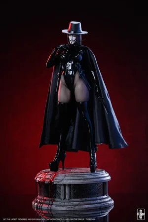 V for Vendetta – Miss Vendetta (Gender-Swapped V) 1/4 Scale Statue – Dtalon Studio Limited Edition Collectible