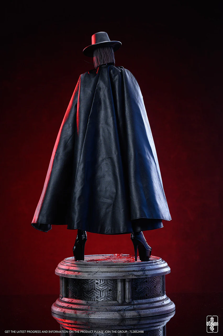 V for Vendetta – Miss Vendetta (Gender-Swapped V) 1/4 Scale Statue – Dtalon Studio Limited Edition Collectible - Image 15