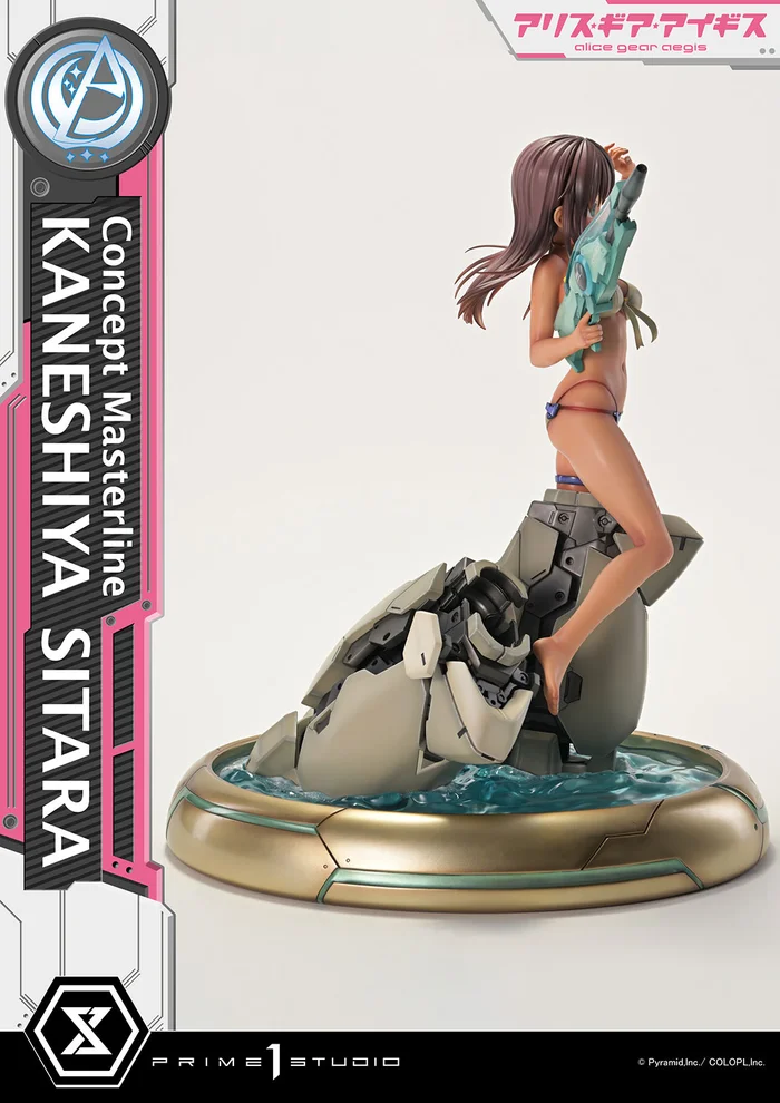 Prime 1 Studio – Concept Masterline Sitara Kaneshiya (Swimsuit Ver.) Alice Gear Aegis 1/5 Scale Polystone Statue - Image 28