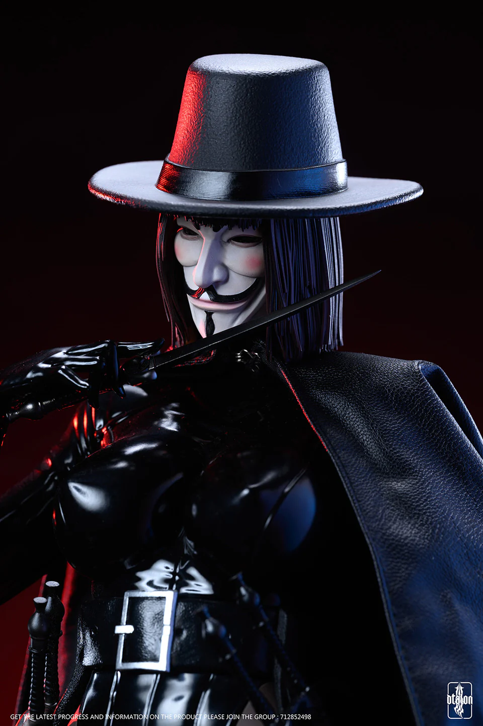 V for Vendetta – Miss Vendetta (Gender-Swapped V) 1/4 Scale Statue – Dtalon Studio Limited Edition Collectible - Image 7