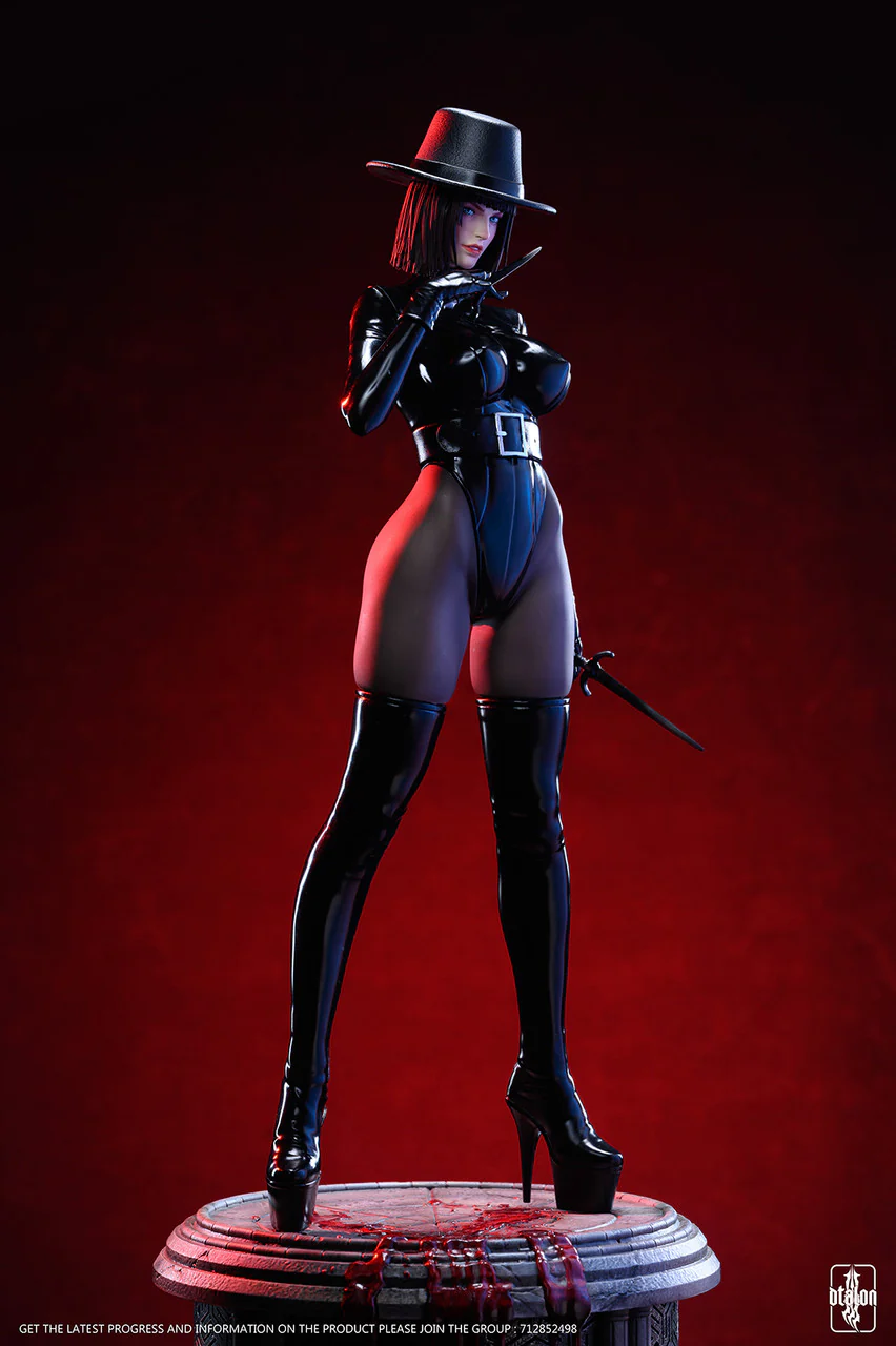 V for Vendetta – Miss Vendetta (Gender-Swapped V) 1/4 Scale Statue – Dtalon Studio Limited Edition Collectible - Image 8