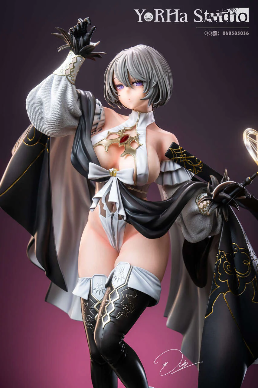 NieR: Automata – YoRHa No.2 Type B (2B) Witch Fantasy Ver. 1/4 Scale Statue – YoRHa Studio - Image 11