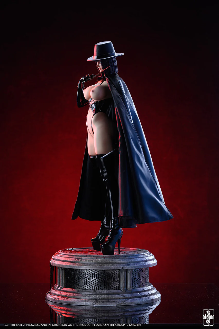 V for Vendetta – Miss Vendetta (Gender-Swapped V) 1/4 Scale Statue – Dtalon Studio Limited Edition Collectible - Image 13