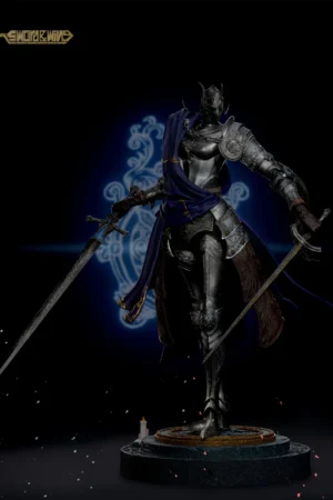 Elden Ring: Shadow of the Erdtree – Rellana, Twin Moon Knight Statue – Sword and Wing Studio